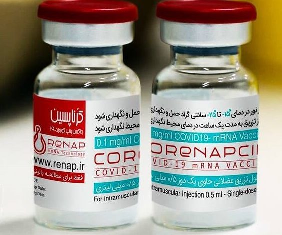 نخستین تست تزریق واکسن کرونای ایرانی mRNA انجام شد